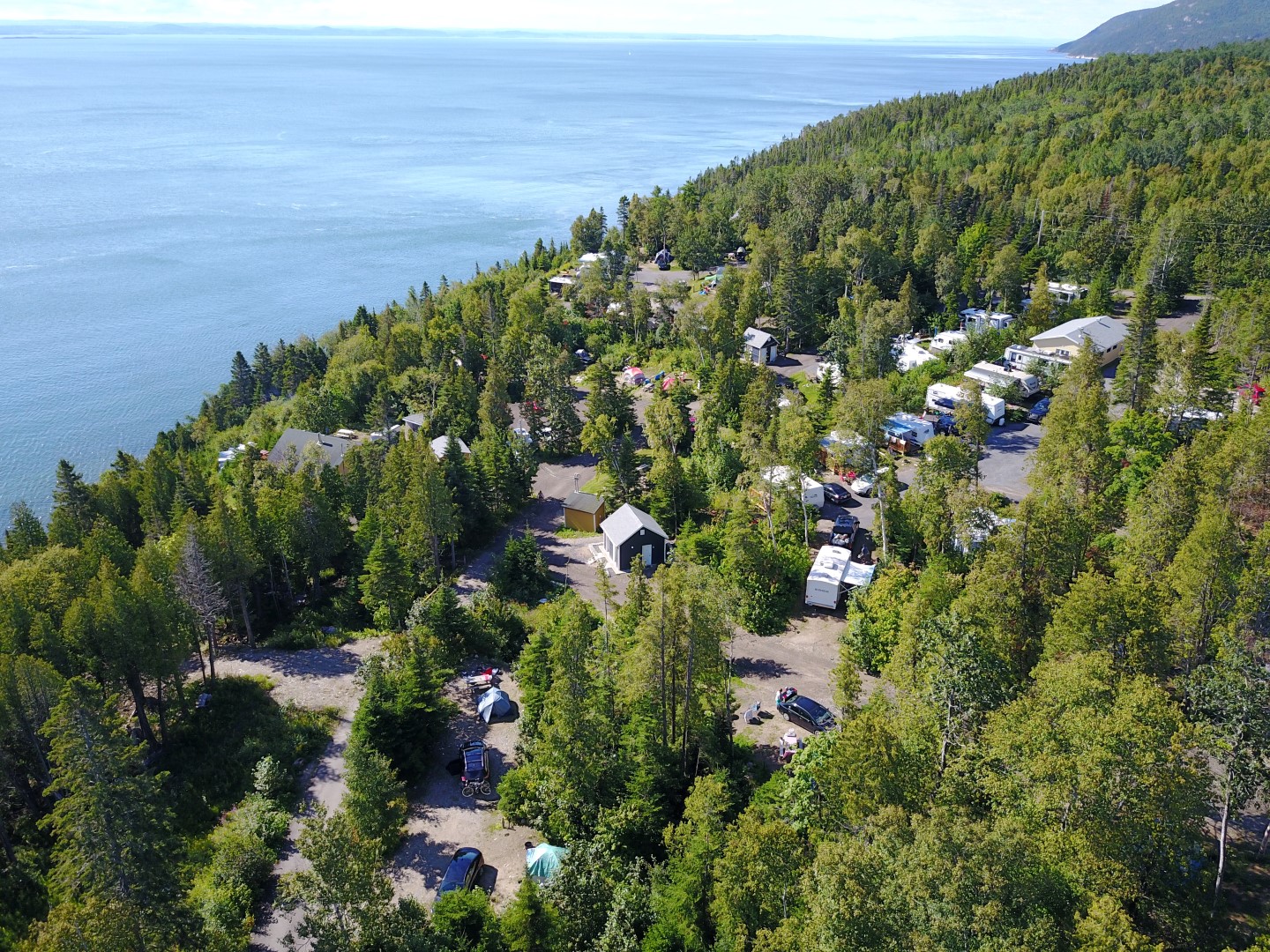 Plan Du Camping Camping Falaise Sur Mer Charlevoix